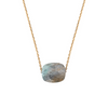 Collier, Labradorite, Or Jaune
