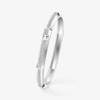 Moderniste pavé bracelet, medium model Moderniste bracelet in 18-karat white gold, featuring brilliant-cut pavé diamonds.