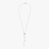 Moderniste tie necklace White Gold Diamond Necklace