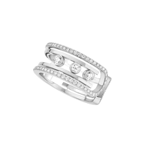  Bague Move 10th Bague Diamant Or Blanc
