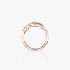 Move Noa pavé ring Pink Gold Diamond Ring