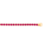 18k yellow gold and rubies line cable