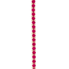 18k yellow gold and rubies line cable