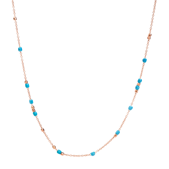 Collier Mini Granelli Or Rose & Céramique
