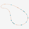 Rose Gold & Ceramic Mini Granelli Necklace