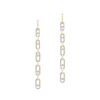 Move Link drop earrings