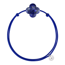  Bracelet, Lapis Lazuli, Royal Blue Cord