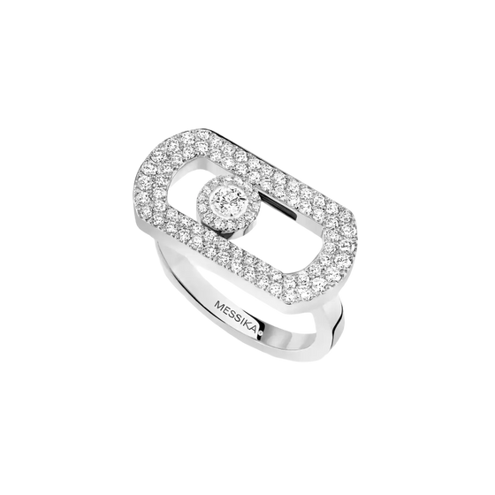 So Move Pavé White Gold Diamond Ring