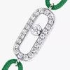 Move Uno green cord bracelet