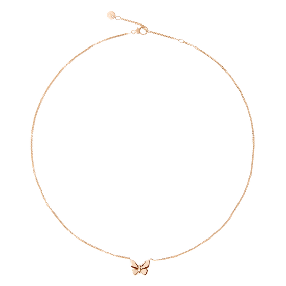 Rose Gold Butterfly Necklace