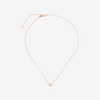 Rose Gold & White Diamond Bollicine Necklace