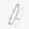 Move Link Multi White Gold Diamond Bracelet