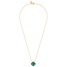  Green Agate Yellow Gold Victoria Necklace