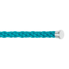 TURQUOISE CABLE FOR WHITE GOLD LARGE BUCKLE