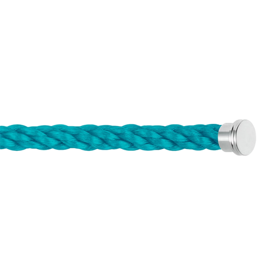 TURQUOISE CABLE FOR WHITE GOLD LARGE BUCKLE