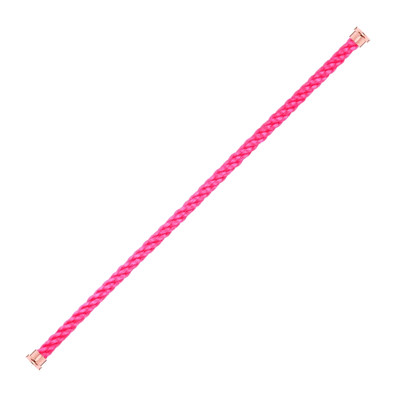 CÂBLE ROSE POUR BOUCLE LARGE OR ROSE