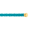 TURQUOISE CABLE FOR YELLOW GOLD LARGE BUCKLE