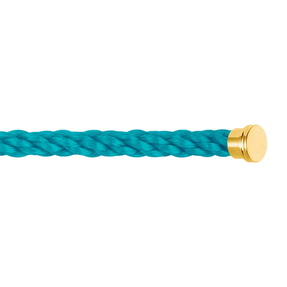 TURQUOISE CABLE FOR YELLOW GOLD LARGE BUCKLE