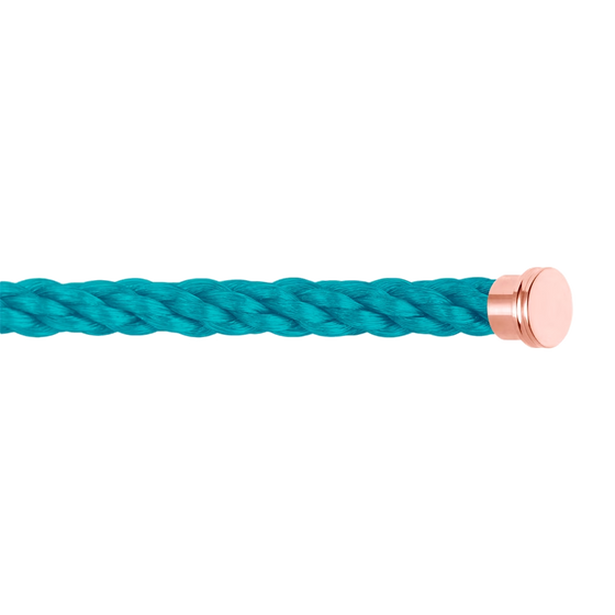 TURQUOISE CABLE FOR ROSE GOLD LARGE BUCKLE