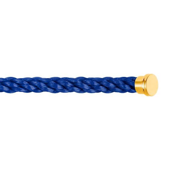 INDIGO CABLE FOR YELLOW GOLD LARGE BUCKLE