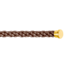 TAUPE CABLE FOR YELLOW GOLD LARGE BUCKLE