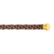  TAUPE CABLE FOR YELLOW GOLD LARGE BUCKLE