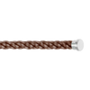 TAUPE CABLE FOR WHITE GOLD LARGE BUCKLE