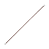 CÂBLE TAUPE POUR BOUCLE MOYENNE EN OR BLANC