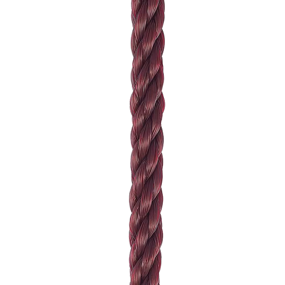 CÂBLE GRENAT POUR BOUCLE MOYENNE EN OR ROSE