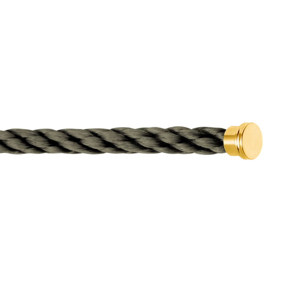 KHAKI CABLE FOR YELLOW GOLD LARGE BUCKLE