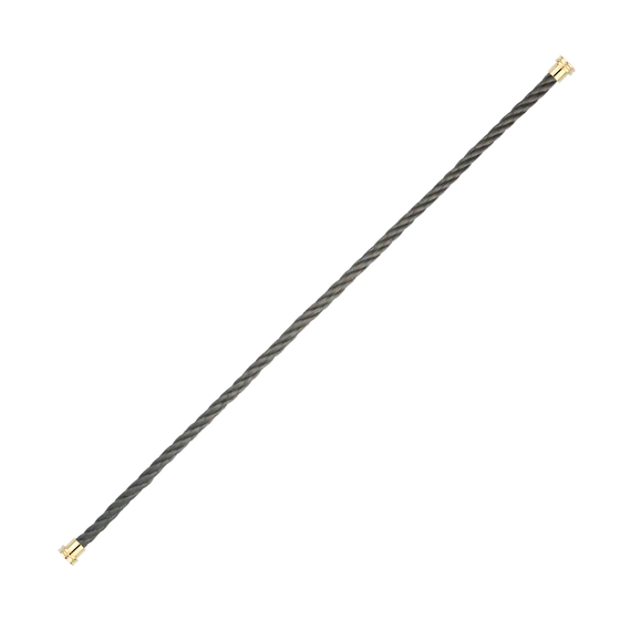 CÂBLE KAKI POUR BOUCLE MOYENNE EN OR JAUNE