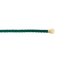  EMERALD GREEN CABLE FOR YELLOW GOLD MEDIUM BUCKLE