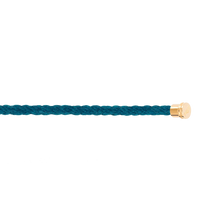  CÂBLE BLEU RIVIERA POUR MOYENNE MANILLE EN OR JAUNE