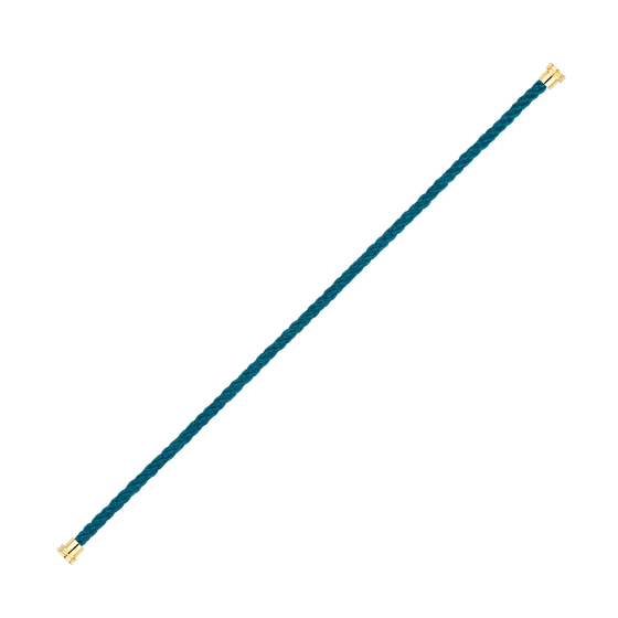 RIVIERA BLUE CABLE FOR YELLOW GOLD MEDIUM BUCKLE