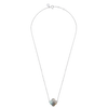 Collier, Labradorite, Or Blanc