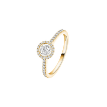  Joy Brilliant Cut Diamond 0.25ct Yellow Gold Diamond Ring