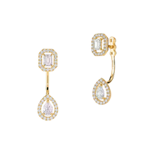  My Twin Toi & Moi 0.15ct x2 Yellow Gold Diamond Earrings
