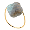 Ring, Labradorite, Yellow Gold