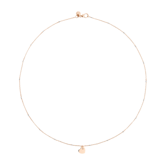 Rose Gold Mini Heart Necklace