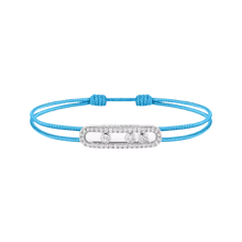  Bracelet cordon bleu pavé Messika Care(s) Bracelet Diamant Or Blanc