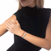 Messika Care(s) turquoise cord pavé bracelet