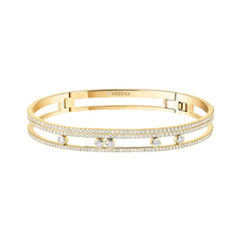  Move Romane Pavé Bangle Yellow Gold Diamond Bracelet