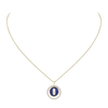 Collier lapis lazuli Lucky Move PM Collier Diamant Or Jaune