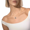 Lucky Move lapis lazuli necklace small Yellow Gold Diamond Necklace