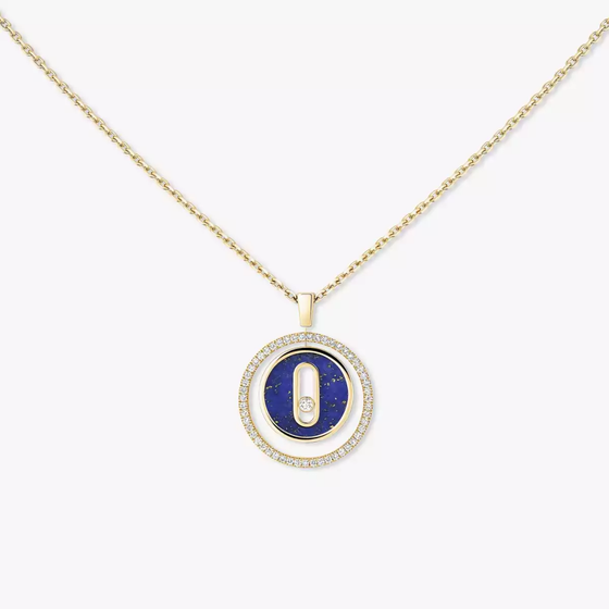 Collier lapis lazuli Lucky Move PM Collier Diamant Or Jaune