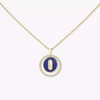 Lucky Move lapis lazuli necklace small Yellow Gold Diamond Necklace