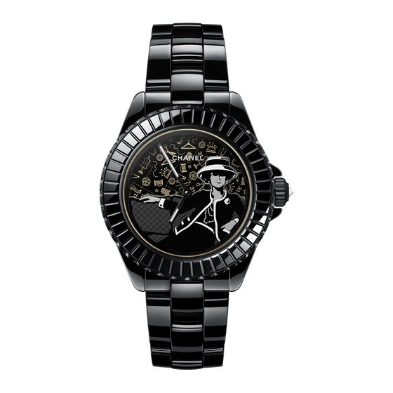 Mademoiselle J12 Couture Watch, 38 mm