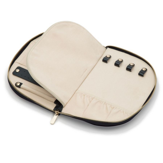 Pochette à Bijoux Zoe - Bleu Indigo