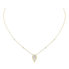  Collier Fiery 0,40ct Collier Diamant Or Jaune