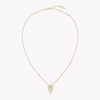 Collier Fiery 0,40ct Collier Diamant Or Jaune